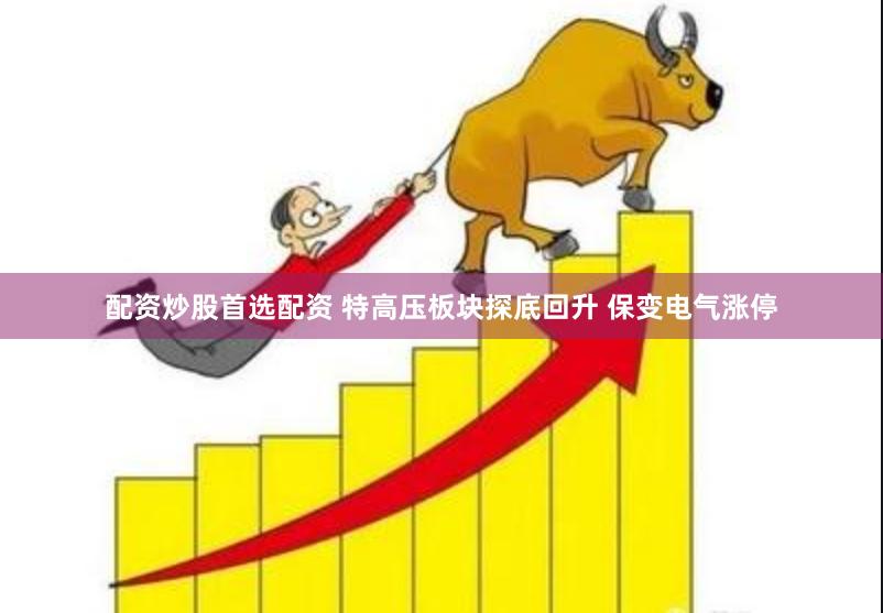 配资炒股首选配资 特高压板块探底回升 保变电气涨停