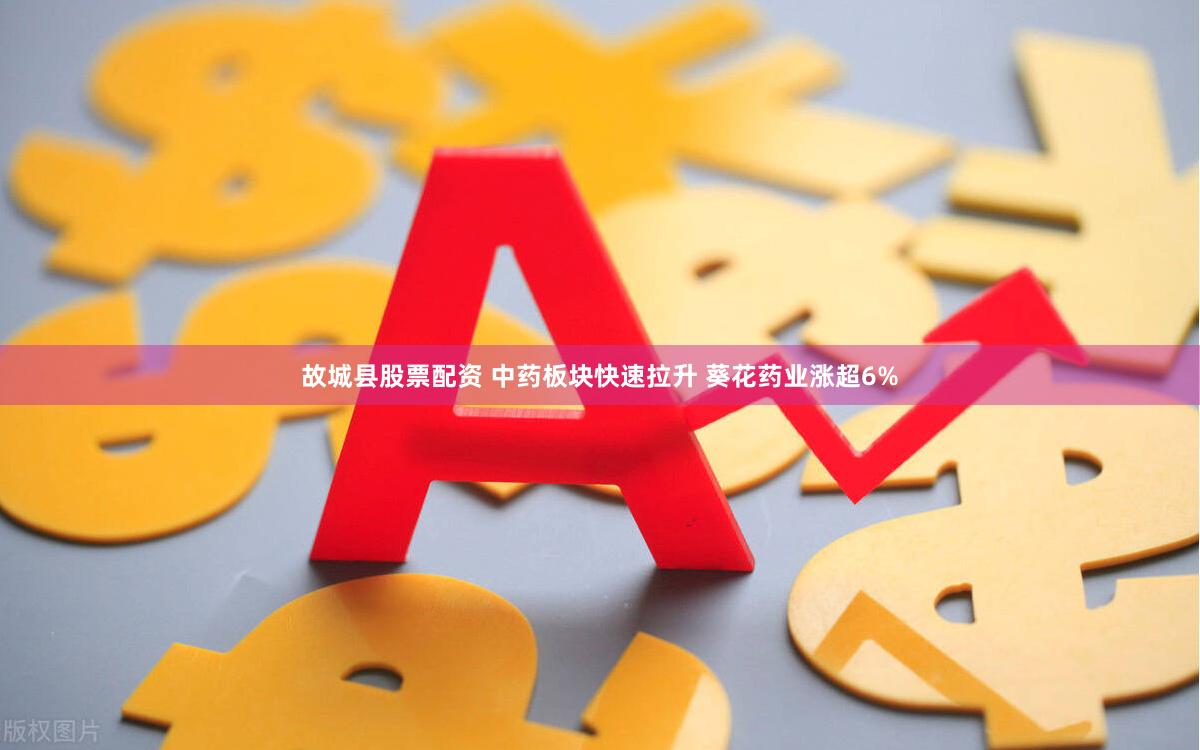 故城县股票配资 中药板块快速拉升 葵花药业涨超6%