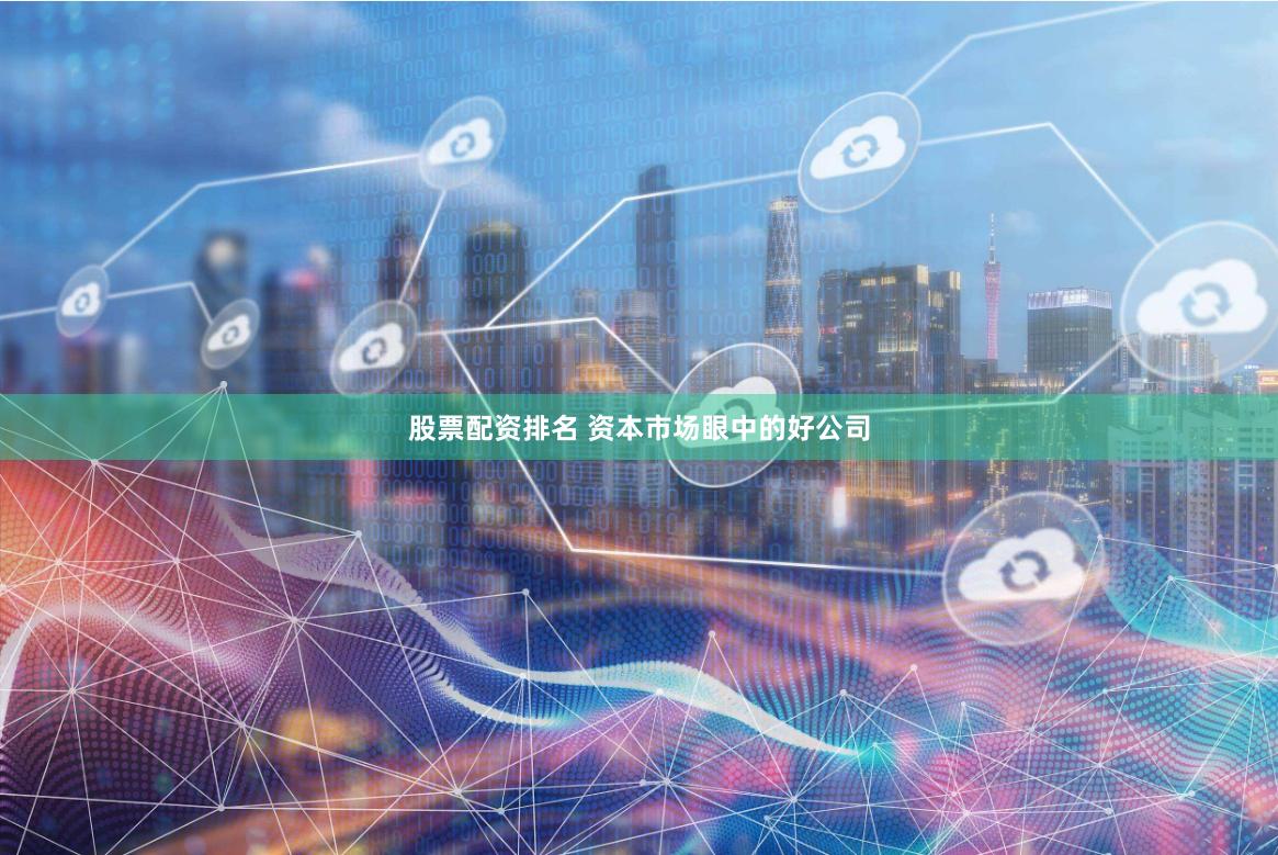 股票配资排名 资本市场眼中的好公司