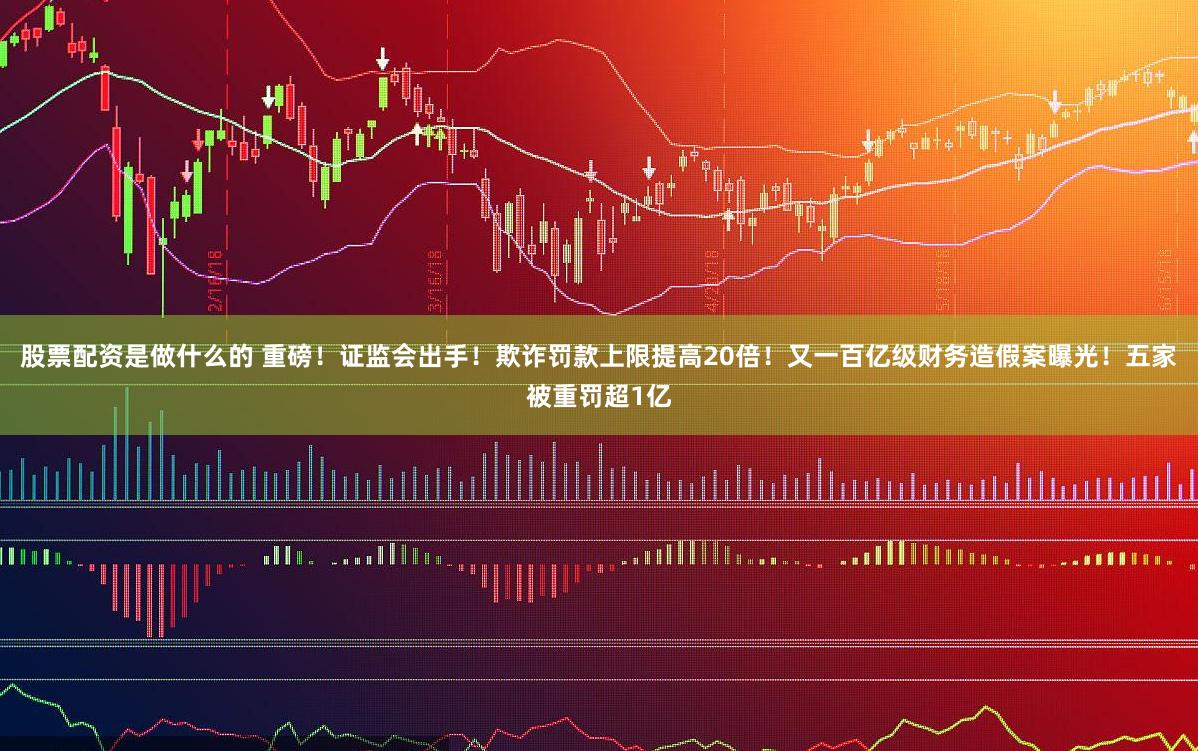股票配资是做什么的 重磅！证监会出手！欺诈罚款上限提高20倍！又一百亿级财务造假案曝光！五家被重罚超1亿